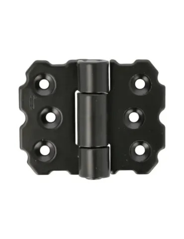 Bisagra 9000 - 55 x 70 mm - Acero - Negro