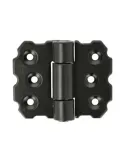Bisagra 9000 - 55 x 70 mm - Acero - Negro
