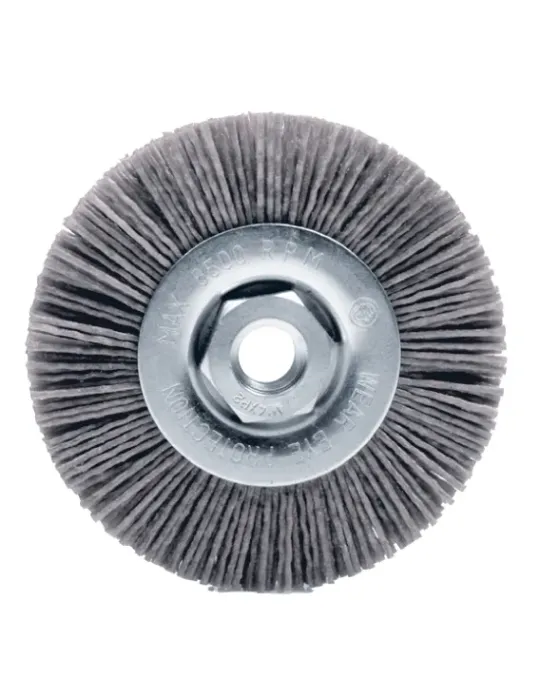 Cepillo circular 34810 - 115 x 180 x 25 mm - Nylon abrasivo - Gris