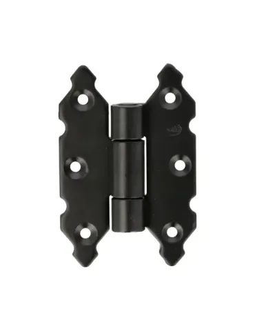 Bisagra 9010 - 90 x 60 mm - Acero - Negro
