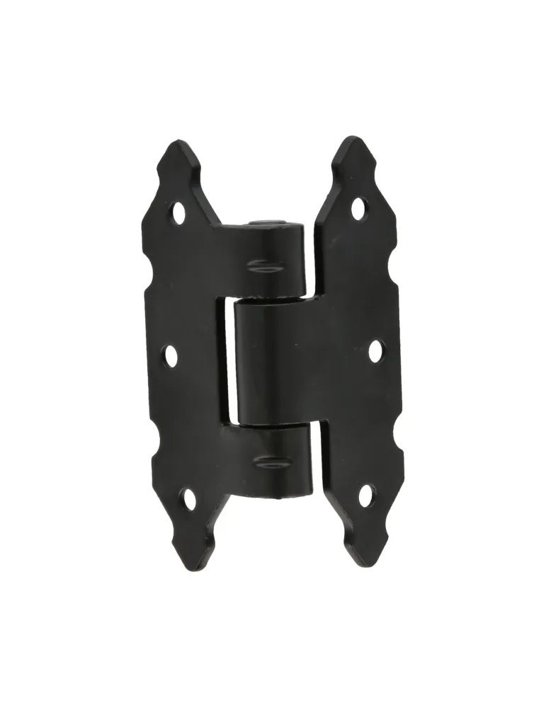 Bisagra 9010 - 90 x 60 mm - Acero - Negro