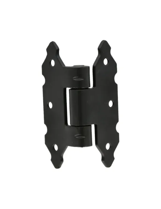 Bisagra 9010 - 90 x 60 mm - Acero - Negro