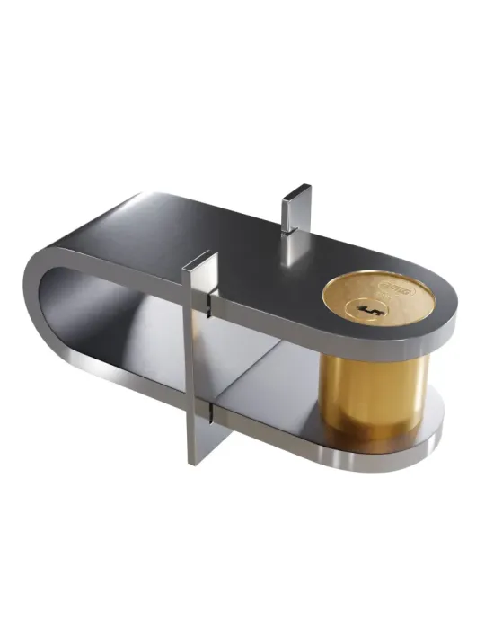 Cerradura 680 - 115 x 40 mm - Latón - Cromado brillo