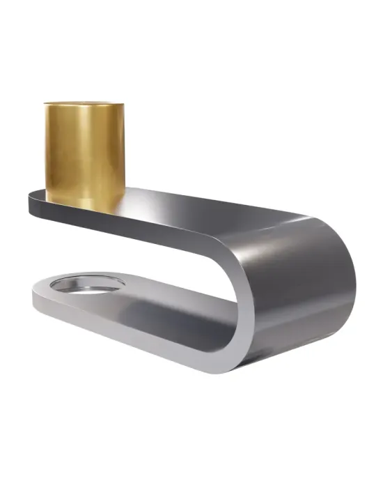 Cerradura 680 - 115 x 40 mm - Latón - Cromado brillo