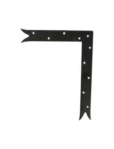 Escuadra gótica 8500 - 300 x 240 mm - Acero - Negro - Izquierda