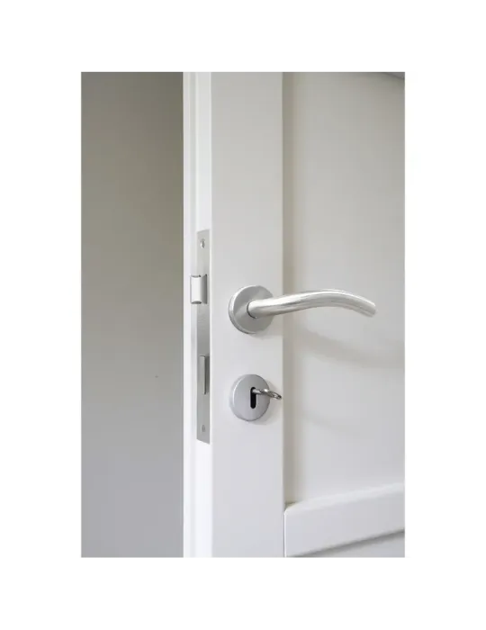 Cerradura F716 - 60/68 - Acero inoxidable - Mate