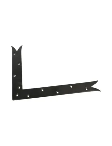 Escuadra gótica 8500 - 300 x 240 mm - Acero - Negro - Izquierda 2