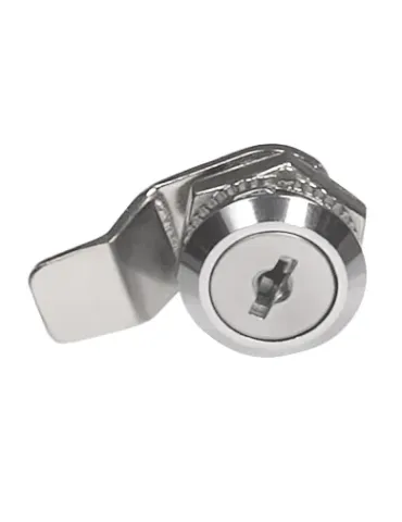 Cerradura buzón llaves iguales 3A2 - Ø18 x 16 x 38 mm - Acero - Niquelado