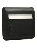 Buzón 8 - 400 x 395 x 120 mm - Aluminio - Negro
