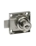 Cerradura mueble llaves iguales 1A2 - 40 x 40 mm - Acero - Niquelado