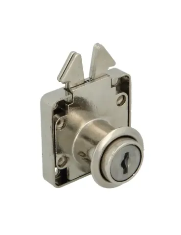 Cerradura mueble llaves iguales 2A1 - 40 x 40 mm - Acero - Niquelado 2
