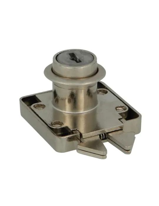 Cerradura mueble llaves iguales 2A1 - 40 x 40 mm - Acero - Niquelado
