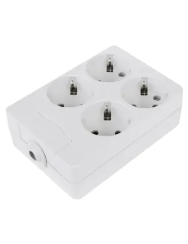 Base múltiple sin conexión 3308 - Polipropileno - Blanco