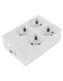 Base múltiple sin conexión 3308 - Polipropileno - Blanco