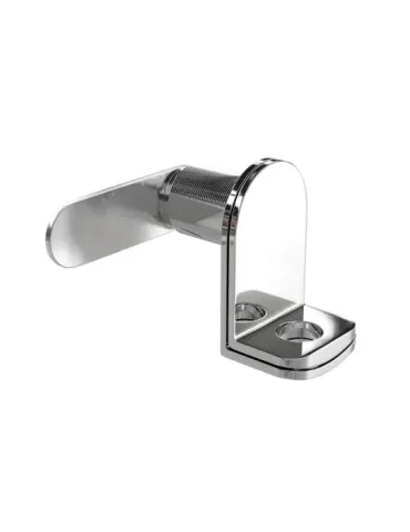 Cerradura taquilla candado AM20 - 60 x 46 x 25 mm - Zamak - Cromado brillo