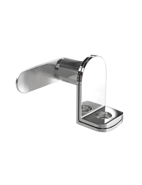 Cerradura taquilla candado AM20 - 60 x 46 x 25 mm - Zamak - Cromado brillo