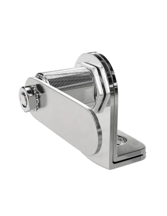 Cerradura taquilla candado AM20 - 60 x 46 x 25 mm - Zamak - Cromado brillo
