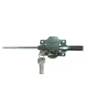 Cerrojo de seguridad 2 LR - 105 x 170 mm - Acero - Cromado brillo