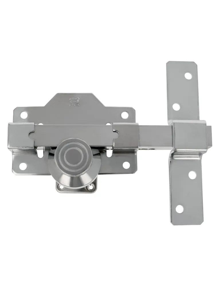 Cerrojo de seguridad 7 - 105 x 170 mm - Acero - Cromado brillo