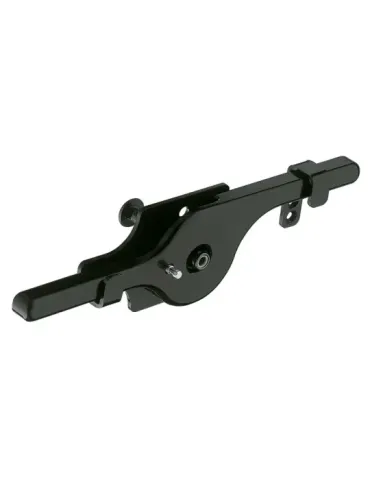 Cierre bloqueo contraventana 1 - 280 mm - Zamak - Negro