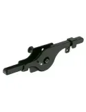 Cierre bloqueo contraventana 1 - 280 mm - Zamak - Negro