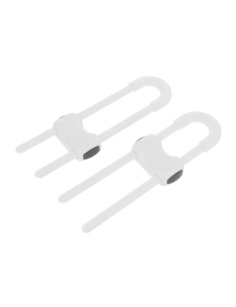 Cierre seguridad de puertas CS515 - 185 x 58 x 14 mm - ABS - Blanco