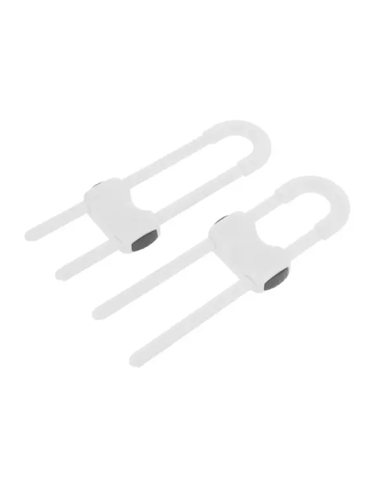 Cierre seguridad de puertas CS515 - 185 x 58 x 14 mm - ABS - Blanco