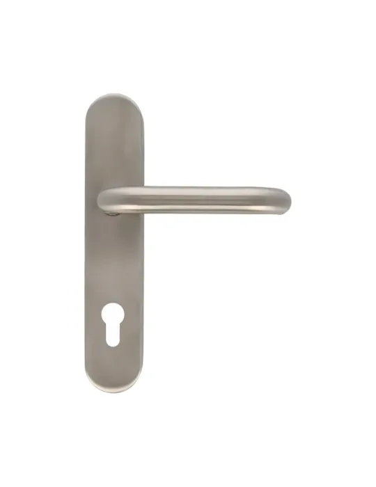 Manilla con placa 3PXB - 230 x 45 mm - Acero inoxidable 18/8 - Mate