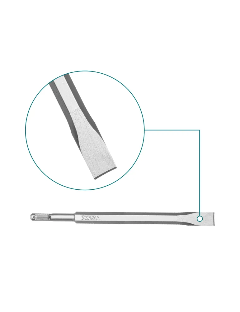 Cincel SDS PLUS TAC15121411 - 250 x 20 mm - Cromo molibdeno (Cr-Mo)