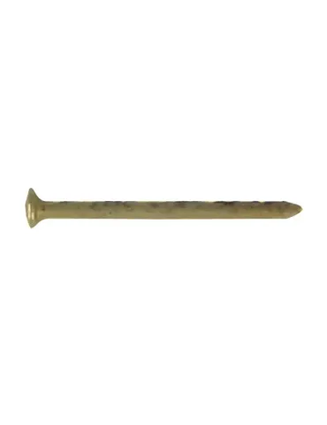 Clavo 1x10 - Ø1 x 10 mm - Acero - Latonado