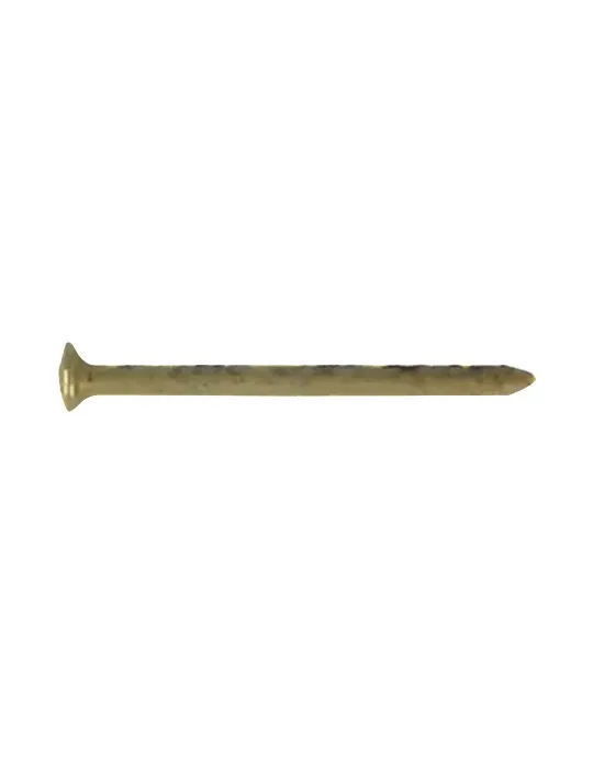 Clavo 1x10 - Ø1 x 10 mm - Acero - Latonado