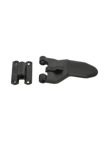 Herraje automático para balcones de una o dos hojas 2916 - 124 mm - Zamak - Negro