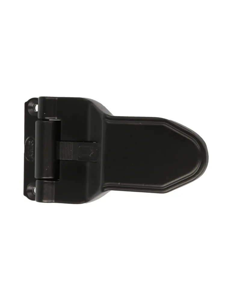 Herraje automático para balcones de una o dos hojas 2916 - 124 mm - Zamak - Negro