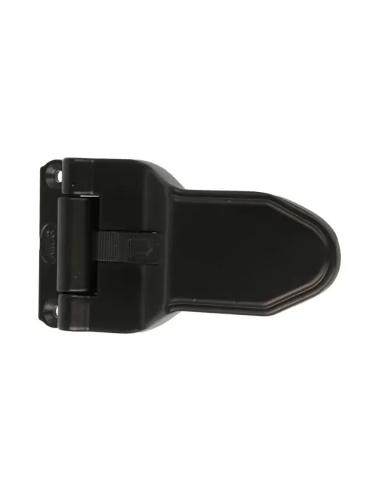 Herraje automático para balcones de una o dos hojas 2916 - 124 mm - Zamak - Negro