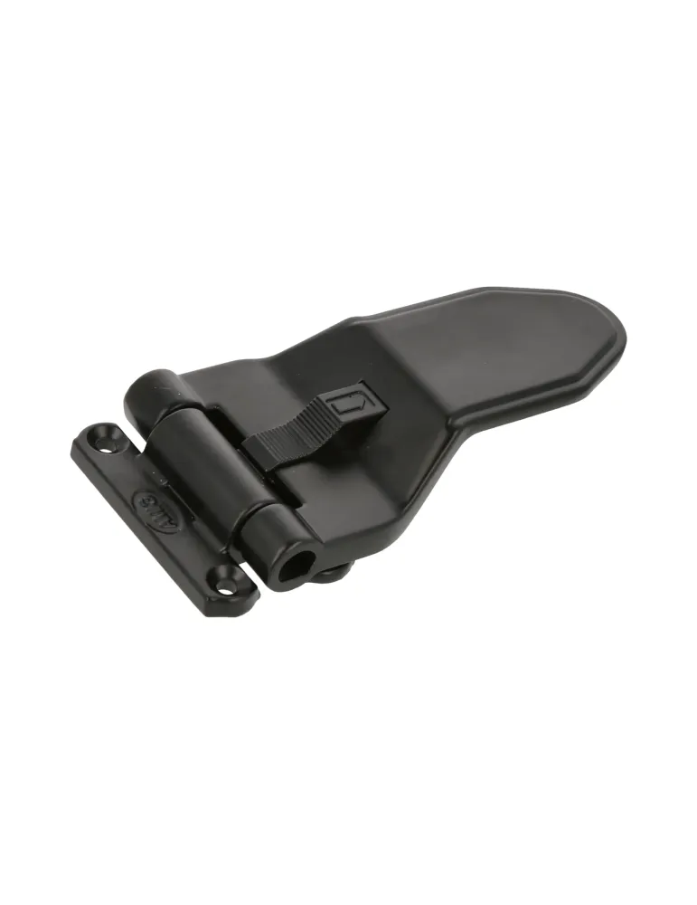 Herraje automático para balcones de una o dos hojas 2916 - 124 mm - Zamak - Negro
