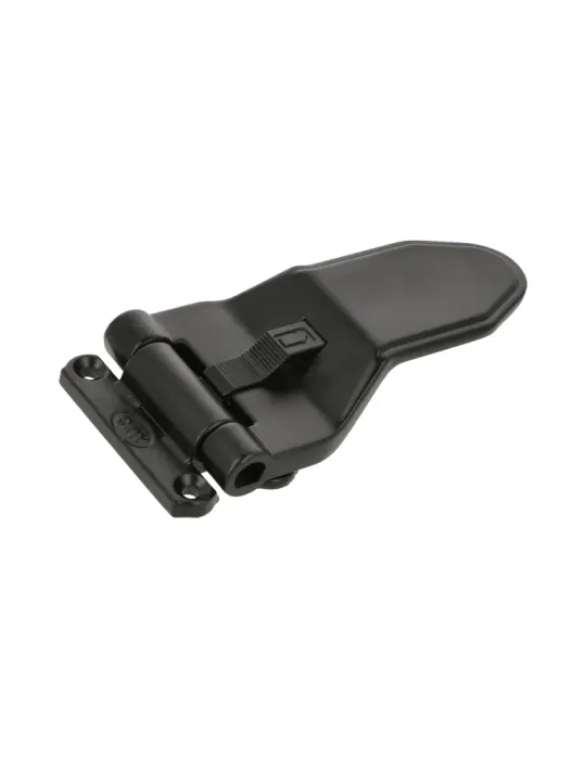 Herraje automático para balcones de una o dos hojas 2916 - 124 mm - Zamak - Negro
