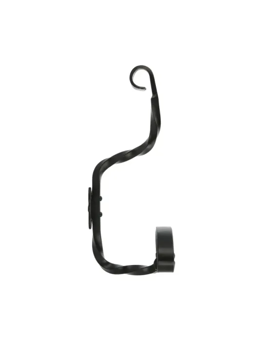 Colgador 102 - 210 x 80 x 90 mm - Acero - Negro