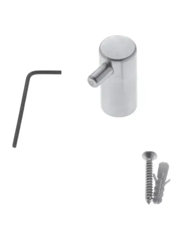 Colgador 12 - Ø19 x 43 mm - Acero inoxidable 18/8 - Mate