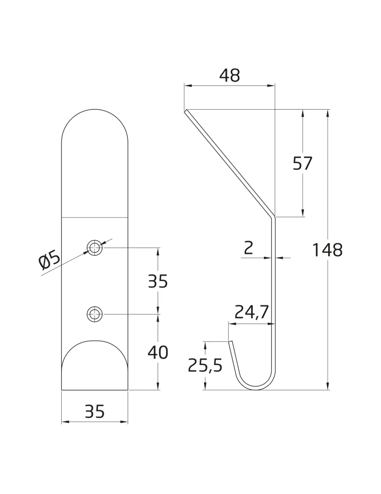 Colgador Mod. CS35