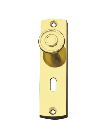 Escudo tirador 18 - 109 x 28 mm - Zamak - Latonado