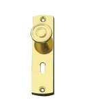 Escudo tirador 18 - 109 x 28 mm - Zamak - Latonado