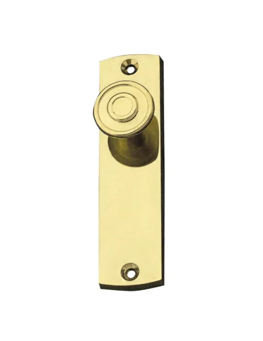 Escudo tirador 19 - 109 x 28 mm - Zamak - Latonado