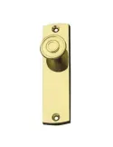 Escudo tirador 19 - 109 x 28 mm - Zamak - Latonado