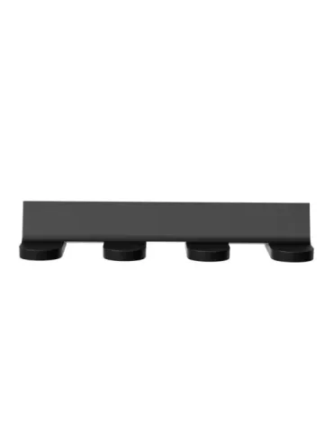 Colgador baño OMA-7 - 175 mm - Zamak - Negro mate 2