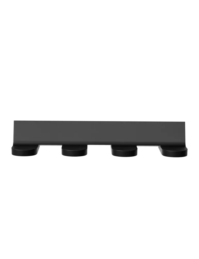 Colgador baño OMA-7 - 175 mm - Zamak - Negro mate