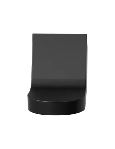 Colgador baño OMA-8 - 25 mm - Zamak - Negro mate 2
