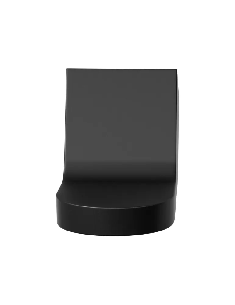 Colgador baño OMA-8 - 25 mm - Zamak - Negro mate