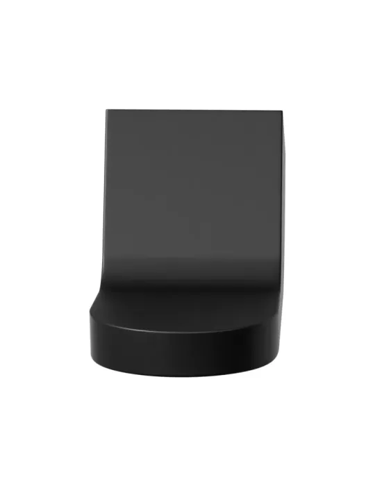 Colgador baño OMA-8 - 25 mm - Zamak - Negro mate