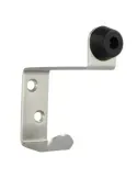 Colgador con tope 13 - 68 x 50 mm - Acero inoxidable 18/8 - Mate