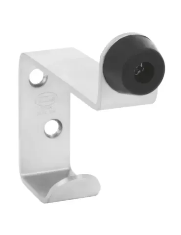 Colgador con tope 13 - 68 x 50 mm - Acero inoxidable 18/8 - Mate 2